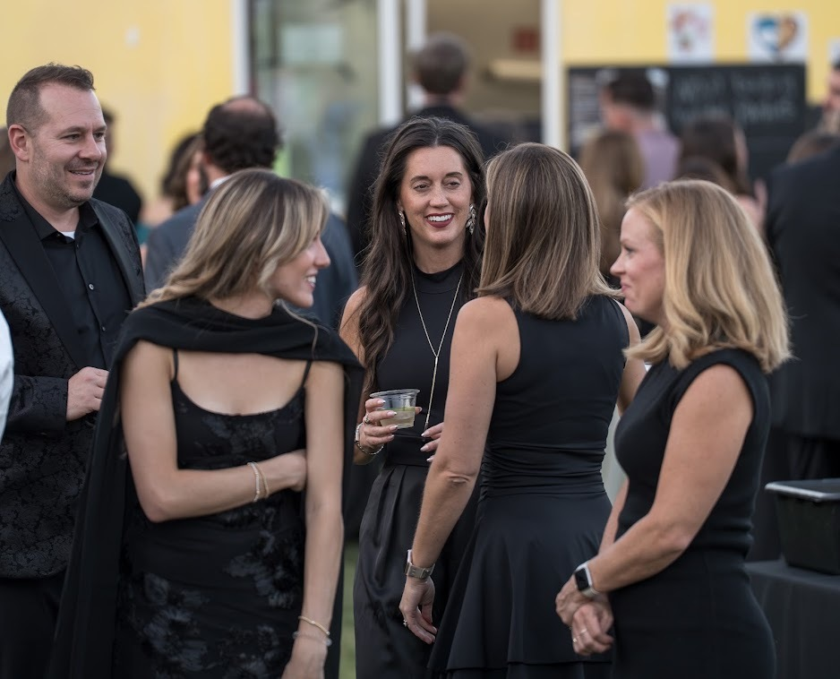 Guests posing for a photo