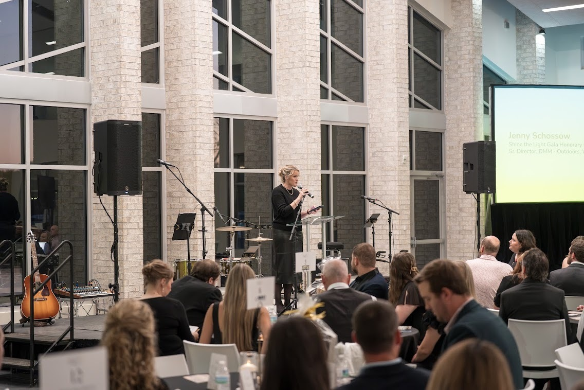 Guests gathered at the event center